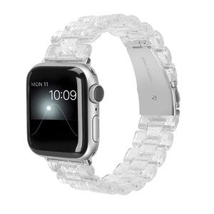 NEW Clear Sparkle Resin Apple Watch Band 38-40mm